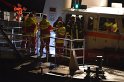 Einsatz BF Hoehenretter Koelner Seilbahn Hoehe Zoobruecke P2587